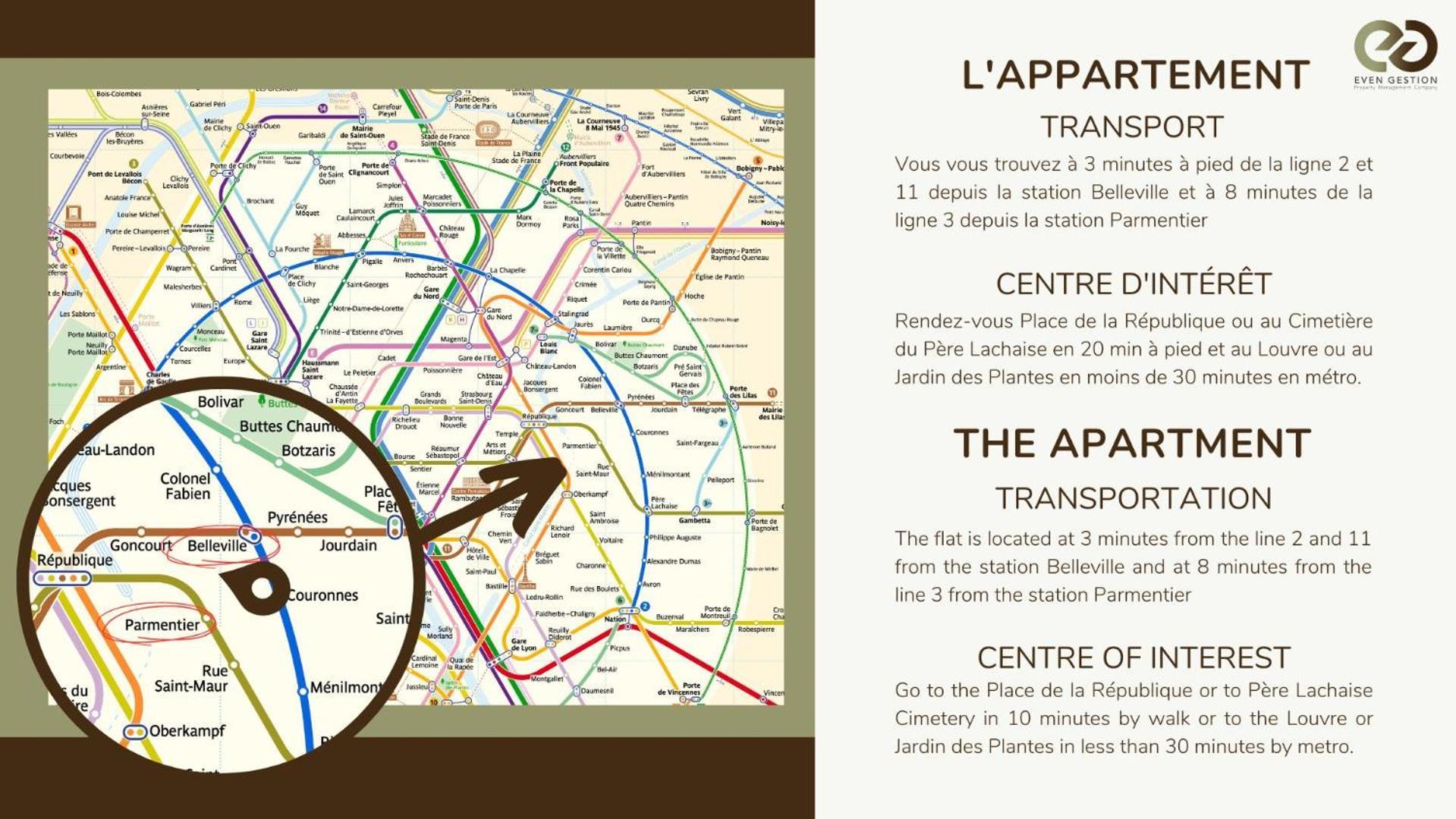 21.Appart 4Pers #Oberkampf#Belleville# Paris Eksteriør bilde